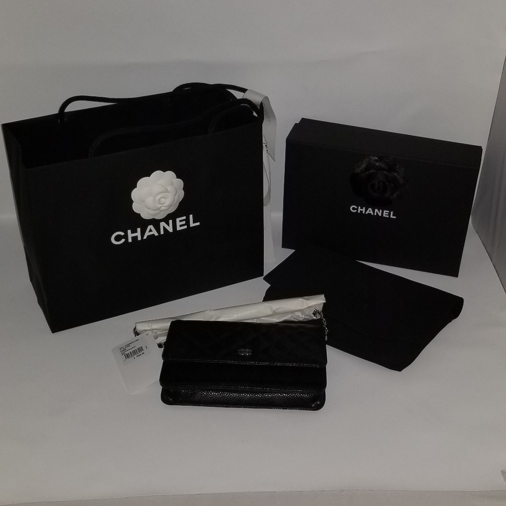 NWTIB Chanel Caviar WOC - Picture 2 of 5
